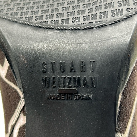 2168- Stuart Weitzman Giraffe Print Ankle Boots – Size 7 – Gently Worn - Picture 8 of 12